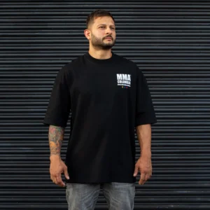 Camiseta MMA Sencilla Negra
