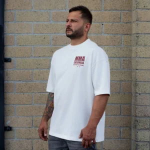 Camiseta MMA Sencilla Blanca