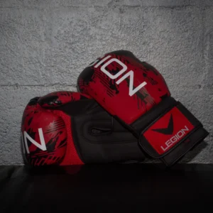 Guantes Boxeo Legion Warriors Rojo Negro 14oz