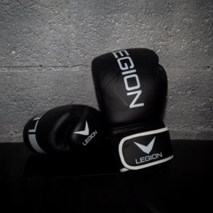 Guantes Boxeo Legion Negro Blanco 14oz