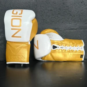 Guantes de Boxeo Legion Dorado Blanco 14oz